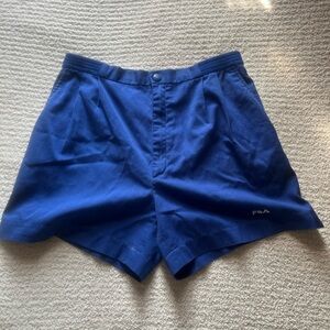 Fila Royal Blue Tennis Vintage Shorts